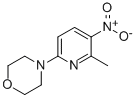 4-{5-nitro-6-methyl-2-pyridinyl}morpholine 结构式