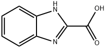1H-苯并咪唑-2-甲酸 结构式