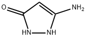 5-氨基-1H吡唑-3-酮 结构式