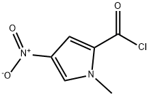 1-METHYL-4-NITRO-1H-PYRROLE-2-CARBONYL CHLORIDE 结构式