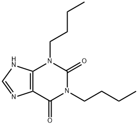1,3-二丁基黄嘌呤 结构式