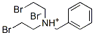 benzyl-bis(2-bromoethyl)azanium bromide 结构式