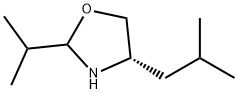 Oxazolidine, 2-(1-methylethyl)-4-(2-methylpropyl)-, (4S)- (9CI) 结构式
