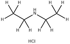 二乙基-D10-胺 盐酸盐 结构式