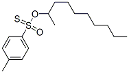4-Methylbenzenesulfonothioic acid S-decyl ester 结构式