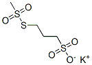 3-(Methylsulfonylthio)-1-propanesulfonic acid potassium salt 结构式