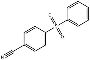 4-(苯磺酰基)苯腈 结构式