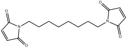 1,1'-(1,8-辛二基)双-1H-吡咯-2,5-二酮 结构式