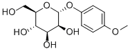 4-甲氧苯基-Α-D-吡喃甘露糖苷 结构式