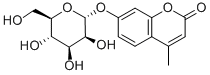 4-甲基伞形酮基-Α-D-吡喃甘露糖苷 结构式