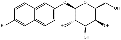 6-溴-2-萘基 Α-D-吡喃甘露糖苷 结构式