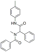Benzamide, N-methyl-N-[alpha-(p-tolylcarbamoyl)benzyl]- (8CI) 结构式