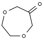 1,4-二氧杂环庚-6-酮 结构式