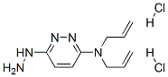 6-hydrazinyl-N,N-diprop-2-enyl-pyridazin-3-amine dihydrochloride 结构式