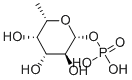 Β-L-岩藻糖-1-磷酸二(环己基铵)盐 结构式