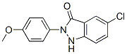 5-Chloro-1,2-dihydro-2-(4-methoxyphenyl)-3H-indazol-3-one 结构式