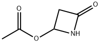 4-乙酰氧基-2-氮杂环丁酮 结构式