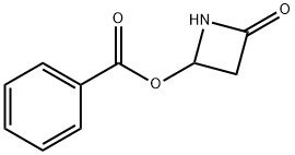 4-苯甲酰氧基-2-氮杂环丁酮 结构式