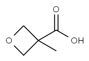 3-甲基-3-羧基-1-氧杂环丁烷 结构式