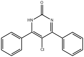 5-Chloro-4,6-diphenylpyrimidin-2(1H)-one 结构式