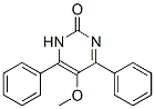 5-Methoxy-4,6-diphenylpyrimidin-2(1H)-one 结构式