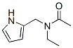 2-(N-Acetyl-N-ethylaminomethyl)-1H-pyrrole 结构式