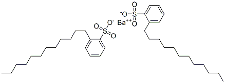 barium dodecylbenzenesulphonate 结构式