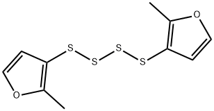 二(2-甲基-3-呋喃基)四硫醚 结构式