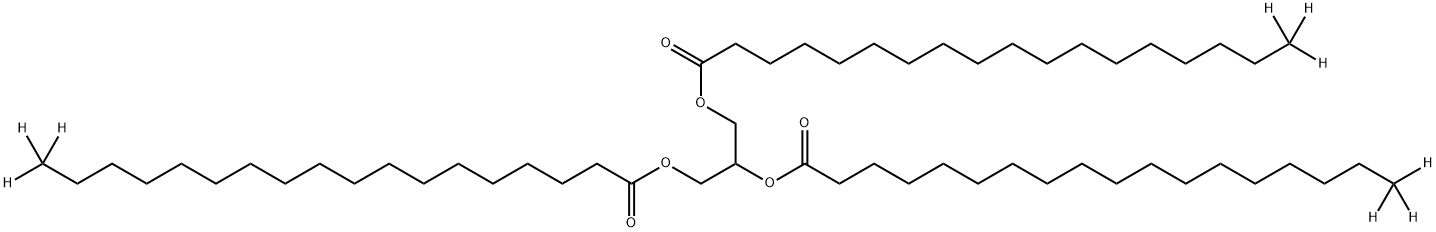 甘油三(十八酸酯-18,18,18-D3) 结构式
