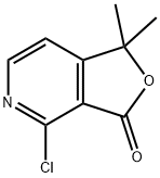 Furo[3,4-c]pyridin-3(1H)-one, 4-chloro-1,1-dimethyl- 结构式