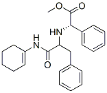 Benzeneacetic acid, alpha-[[2-(1-cyclohexen-1-ylamino)-2-oxo-1-(phenylmethyl)ethyl]amino]-, methyl ester, (alphaS)- (9CI) 结构式