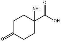 1-AMINO-1-CARBOXY-4-CYCLOHEXANONE 结构式