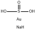 sulphurous acid, gold sodium salt 结构式