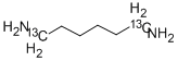 六亚甲基二胺-1,6-13C2 结构式