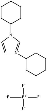 1,3-二环己基咪唑四氟硼酸盐 结构式