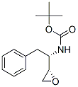 (2S,3S)-N-Boc-3-amino-1,2-epoxy-4-phenylbutane 结构式