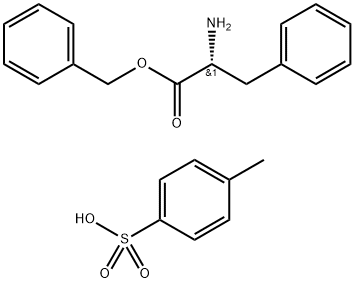 D-苯基丙氨酸苄基酯对甲苯磺酸盐 结构式