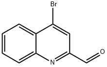 4-溴喹啉-2-甲醛 结构式