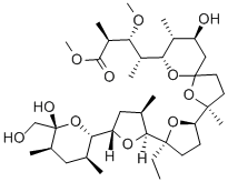 甲基莫能菌素酯 结构式