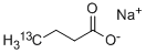 丁酸-4-13C 钠盐 结构式