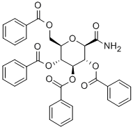 C-(2,3,4,6-TETRA-O-BENZOYL-BETA-D-GLUCOPYRANOSYL) FORMAMIDE 结构式