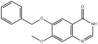 6-苄氧基-7-甲氧基喹唑啉-4-酮 结构式