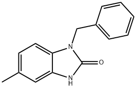 1-Benzyl-5-methyl-1H-benzimidazol-2(3H)-one 结构式