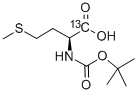 L-METHIONINE-1-13C  N-T BOC DERIVATIVE 结构式