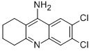 6,7-DICHLORO-1,2,3,4-TETRAHYDROACRIDIN-9-AMINE 结构式