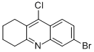6-BROMO-9-CHLORO-1,2,3,4-TETRAHYDRO-ACRIDINE 结构式