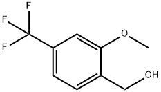 2-甲氧基-4-(三氟甲基)苄醇 结构式