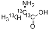 D-丙氨酸-13C3 结构式