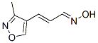 2-Propenal,3-(3-methyl-4-isoxazolyl)-,oxime,(1E)-(9CI) 结构式