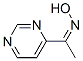 Ethanone, 1-(4-pyrimidinyl)-, oxime (9CI) 结构式